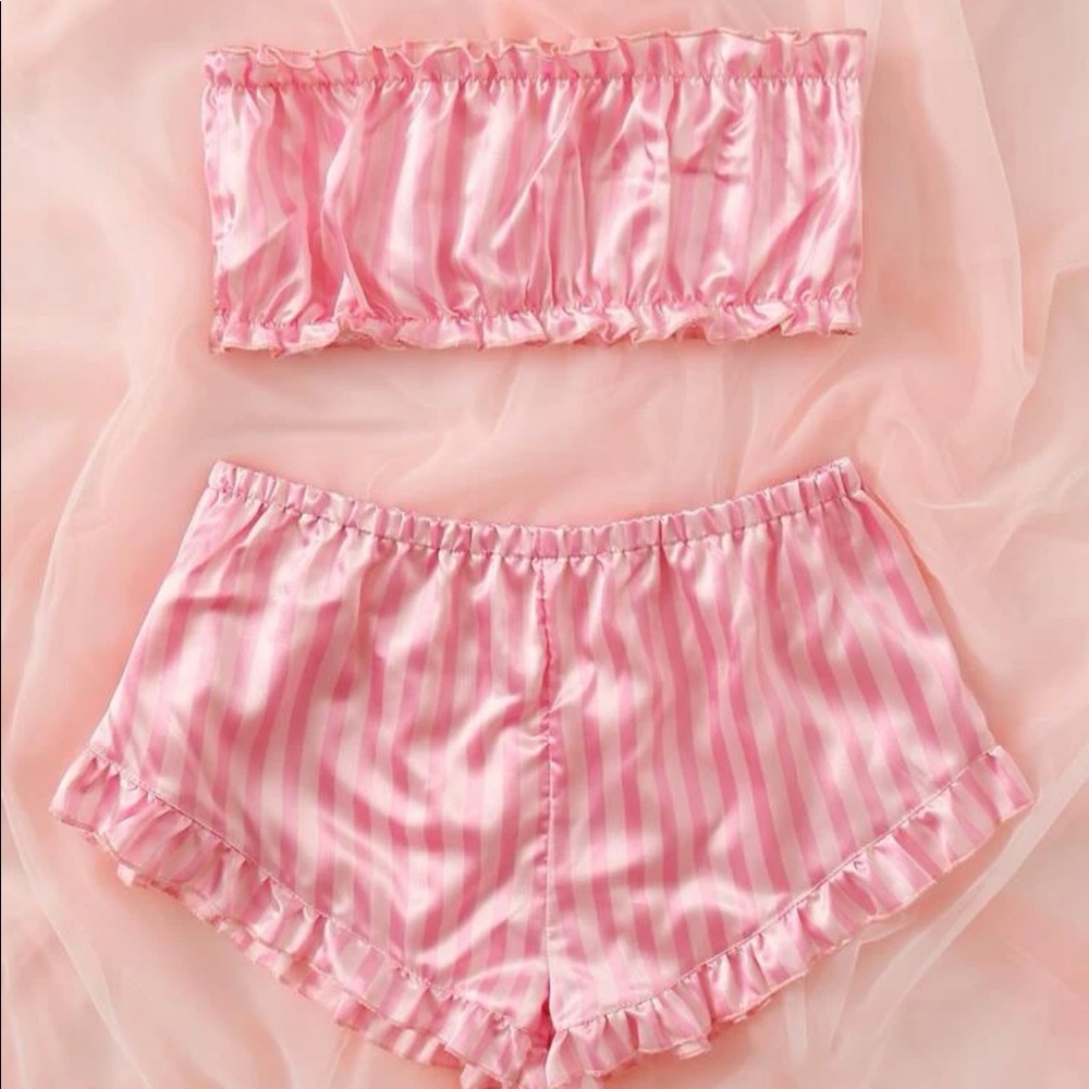 The Fav- Pink Night Time Two Piece Set Nwot - Picture 2 of 8